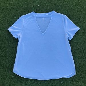 Me to We baby blue t-shirt